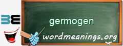 WordMeaning blackboard for germogen